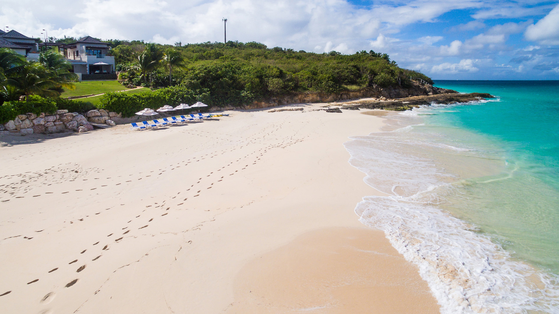 Long Bay is a secluded beach on the North West coast of Anguilla